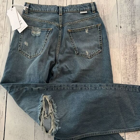 NWT Boyish The Toby Jeans Relaxed Fit 26 Great Ditactor Busted Knee Distressed - Picture 9 of 12